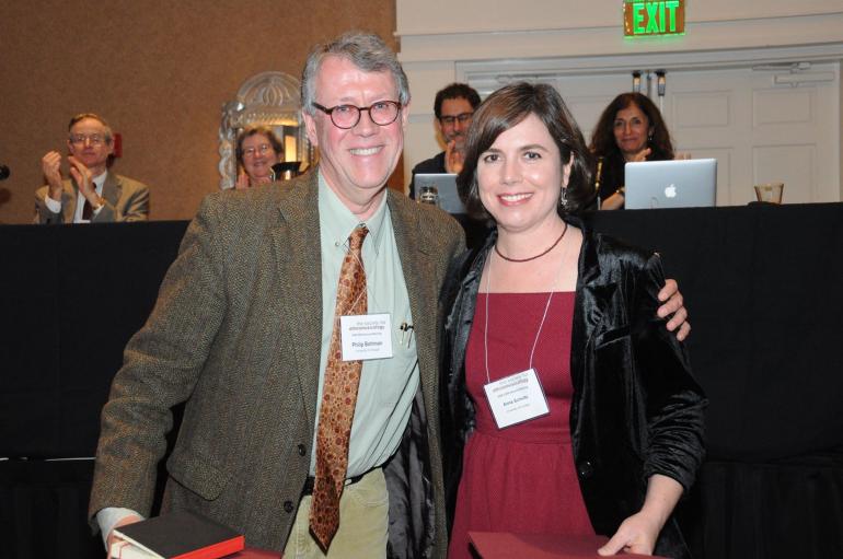 Professor Philip Bohlman and Associate Professor Anna Schultz at the 2018 Society for Ethnomusicology annual meeting
