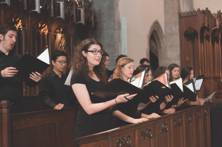 Rockefeller Chapel Choir in performance