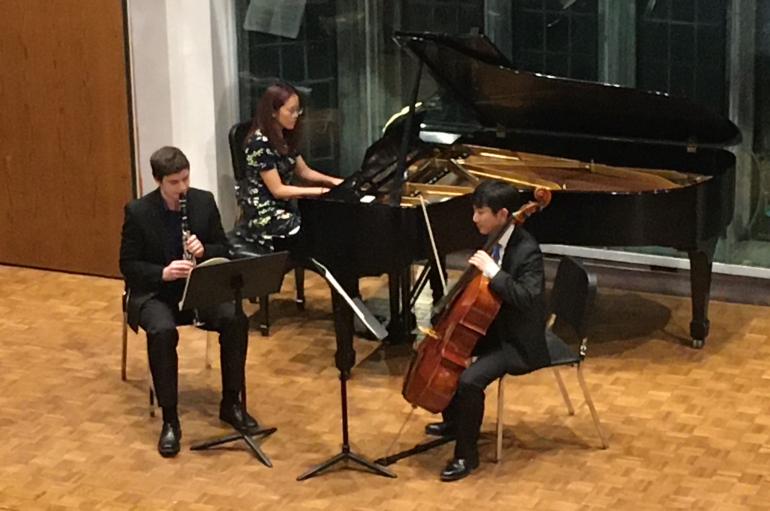 Chamber Music Program students performing in Fulton Recital Hall