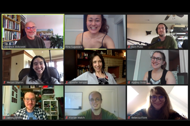 Screenshot of a Zoom meeting of the Music Theory Ready Group
