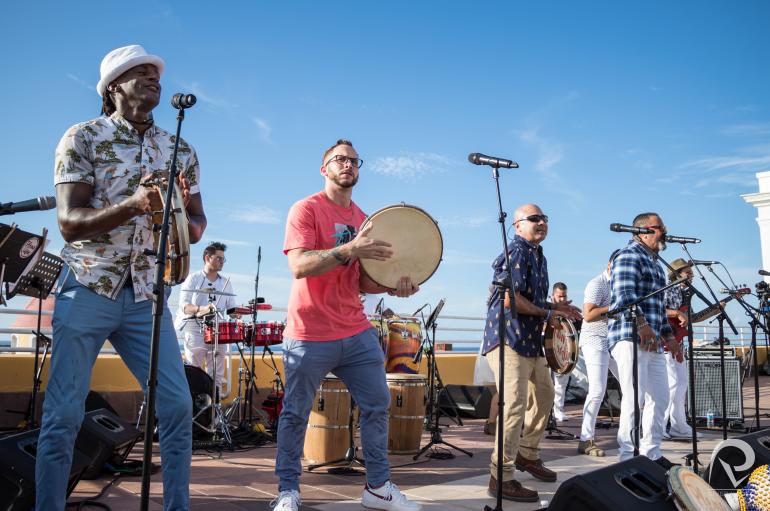 Plena Libre in performance on stage