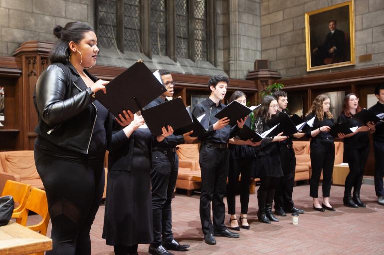 Singers in Motet Choir