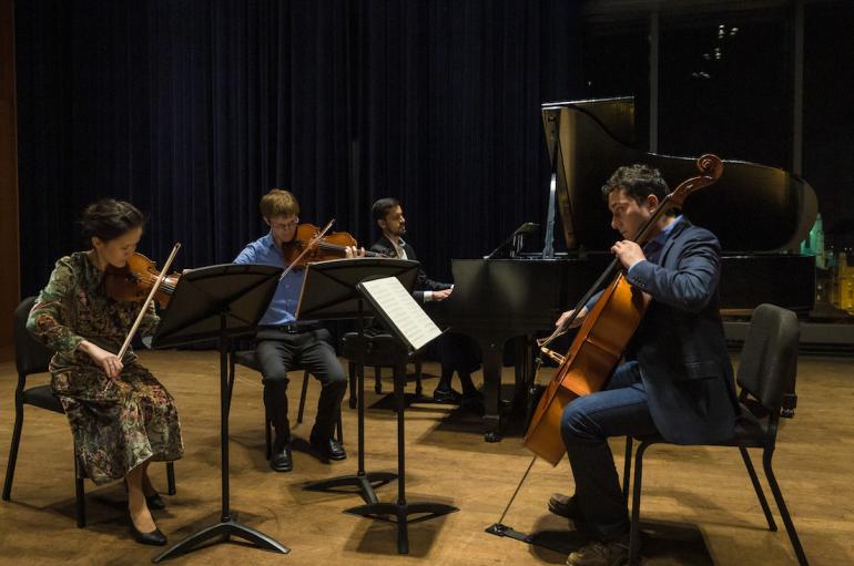 A Chamber Music ensemble performs