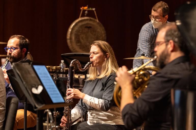 The Grossman Ensemble in rehearsal