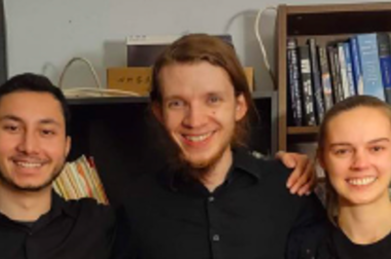 Chloe Lindeman, violin Andrew Moline, cello Josh Mundinger, piano