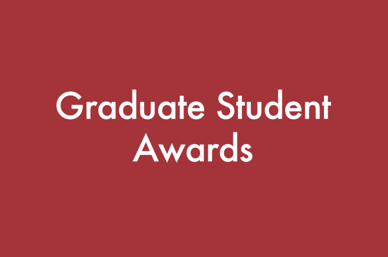 Graduate Student Awards