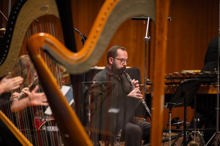 Members of the Grossman Ensemble performance photo