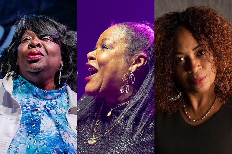 Collage photos of Diunna Greenleaf, Nora Jean Wallace, and Precious Taylor