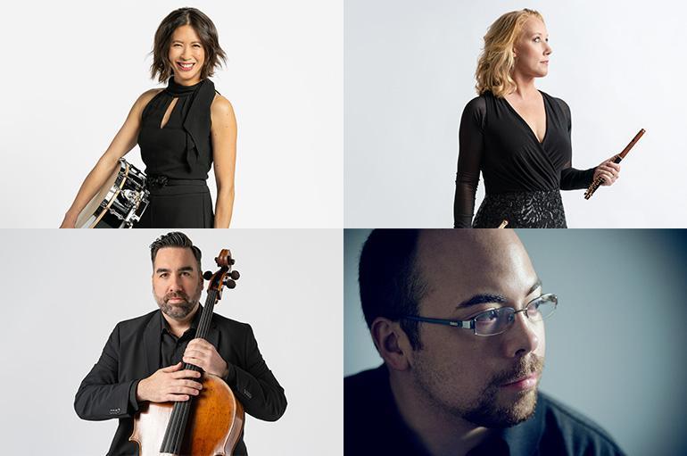 Collage of CSO Chamber Musicians