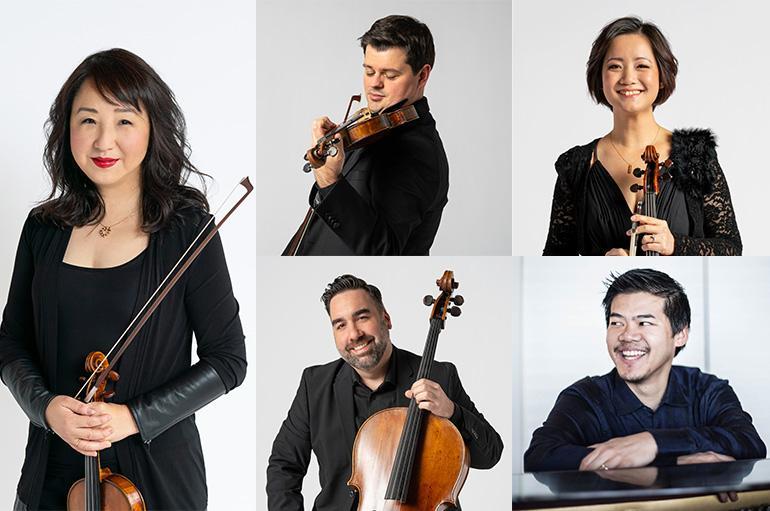 Collage of CSO Chamber Musicians