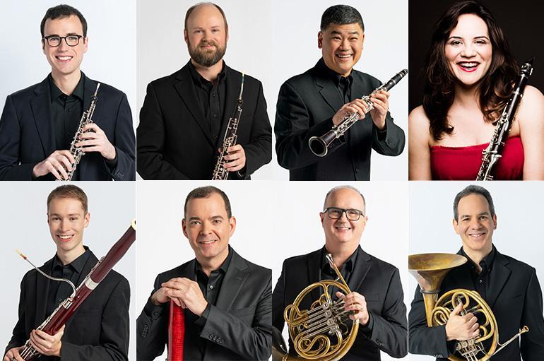 Collage of CSO Chamber Musicians