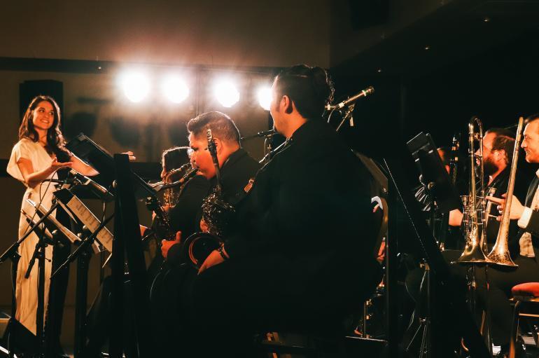 Julia Keefe Indigenous Jazz Ensemble performance photo