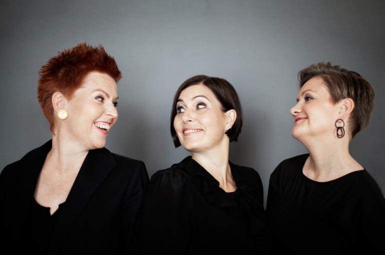 Trio Mediaeval press group picture