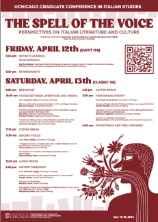The Spell of the Voice conference flyer