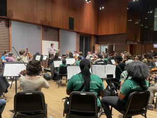 Chamber Orchestra and CAMP side by side