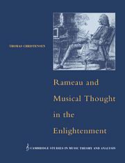 Cover art for "Rameau and Musical Thought in the Enlightenment"