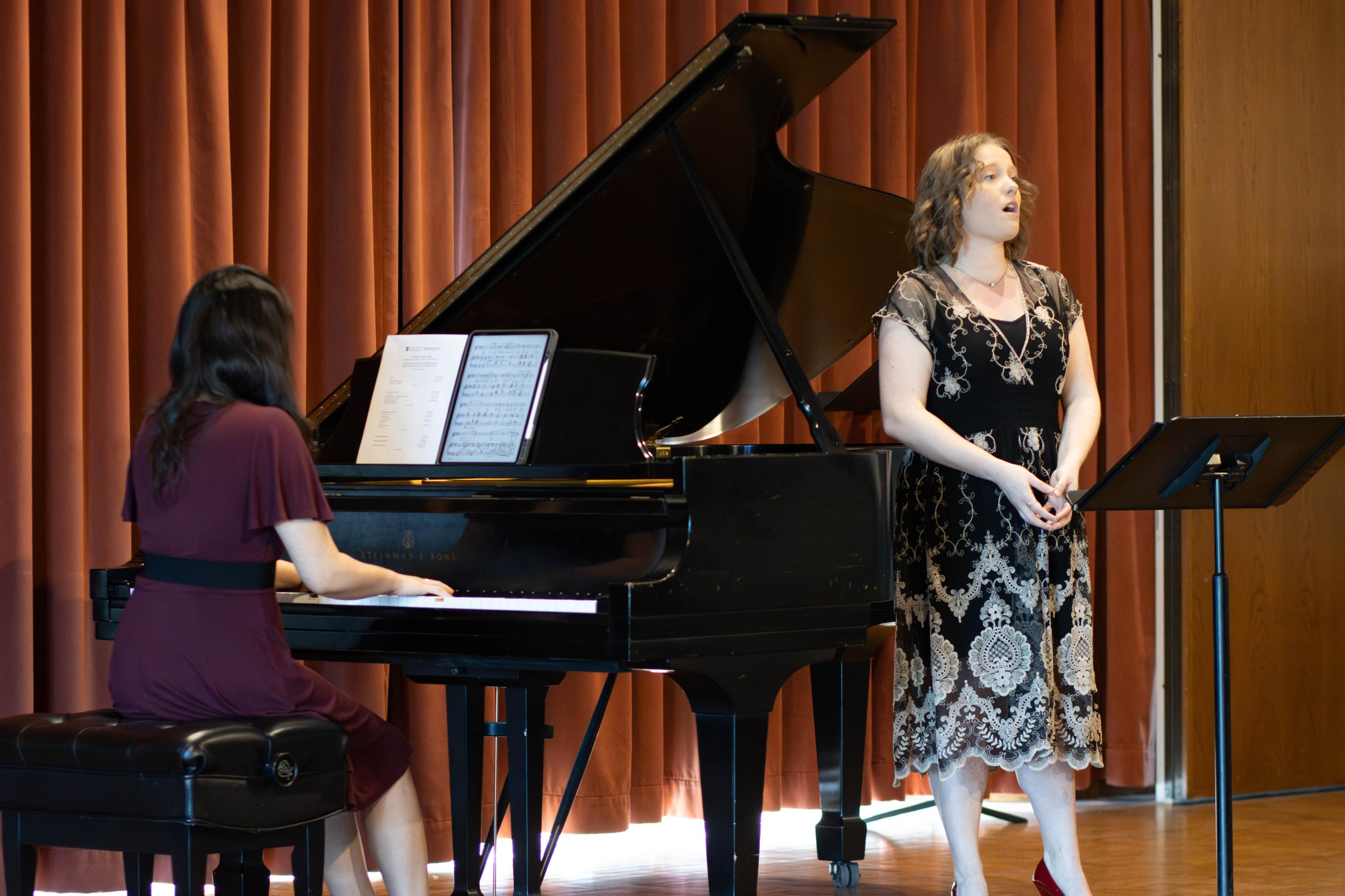 Vocal Studies Program student performing in concert