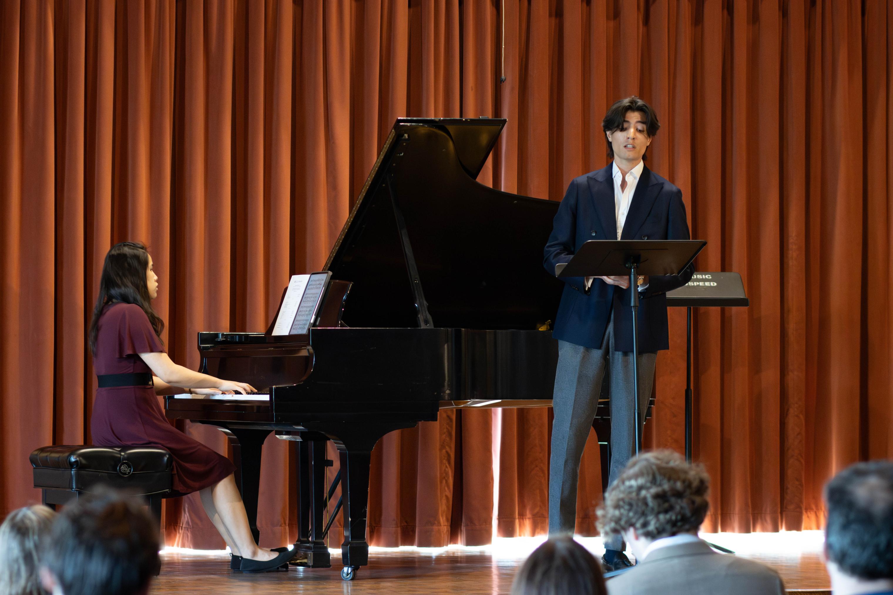 Vocal Studies Program student performing in concert