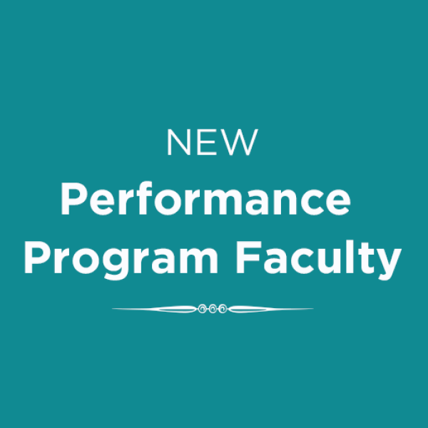 Performance Program Faculty graphic
