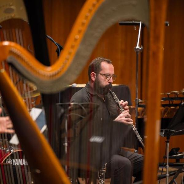 Members of the Grossman Ensemble performance photo